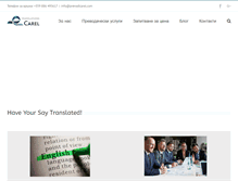 Tablet Screenshot of prevodicarel.com